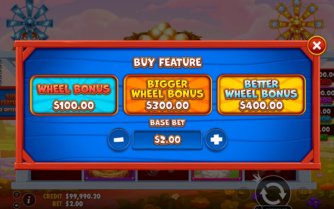 Free Spins with straw, wood and brick marks