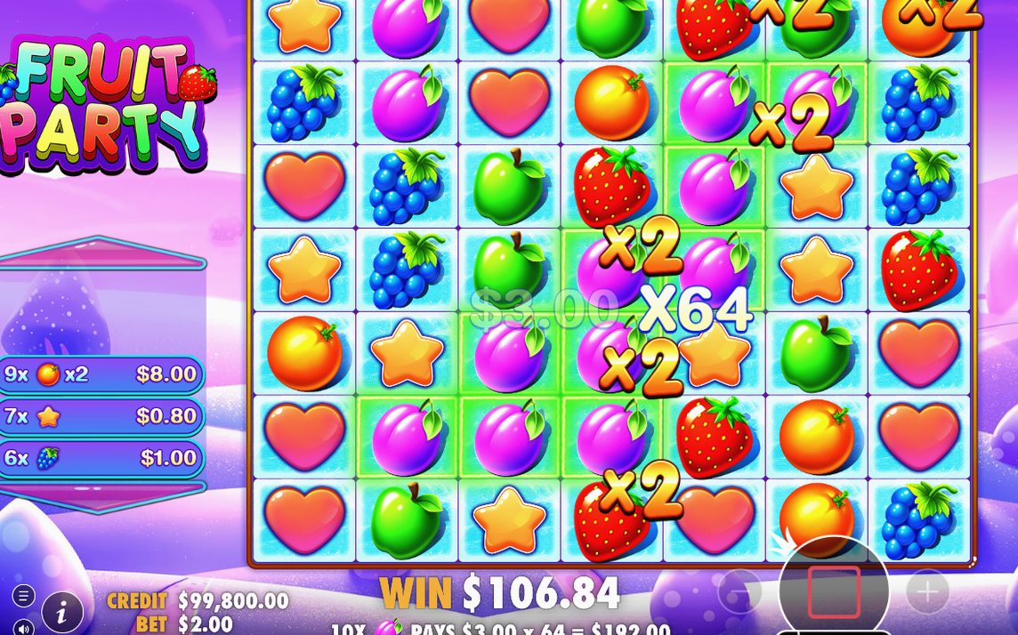 Multiplier tiles at 2x and 4x during Free Spins